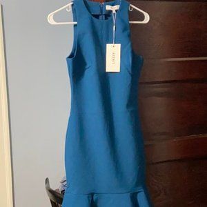 Likely Blue Fitted Dress